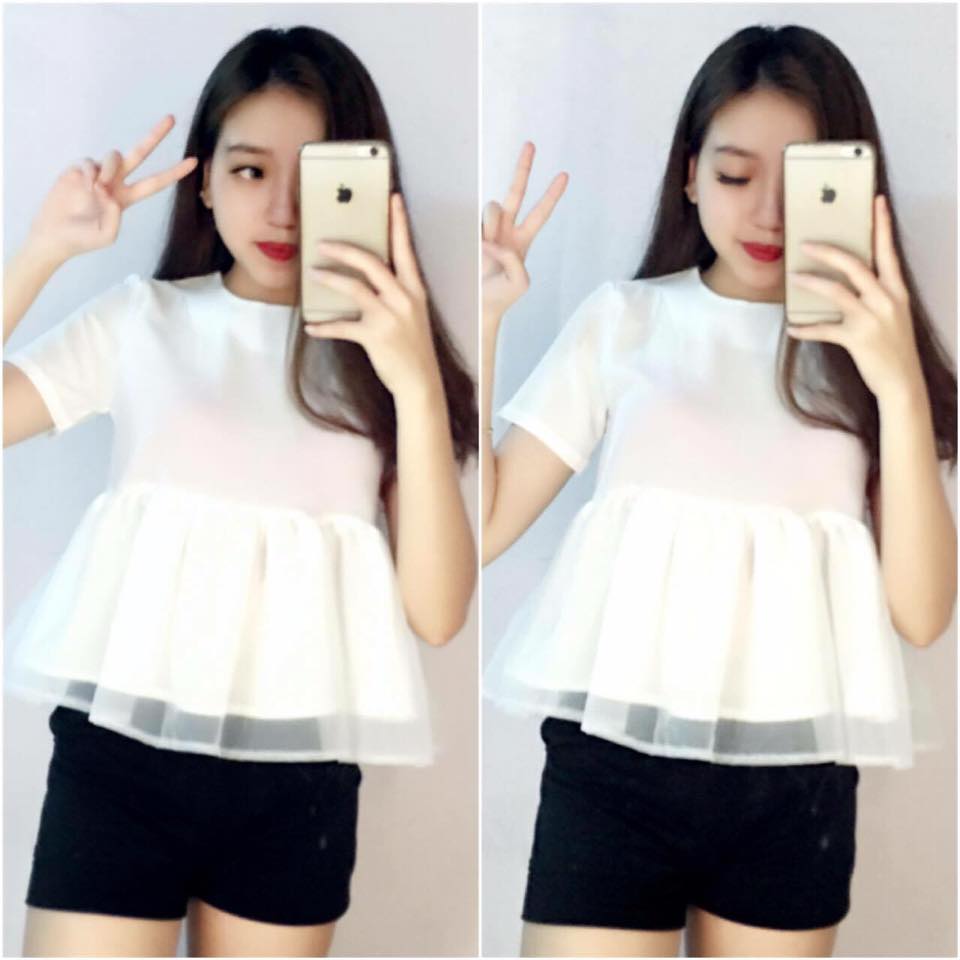 Áo bèo voan kính và trơn Giá bán: 100.000đ