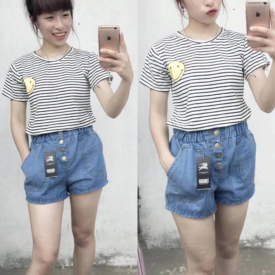 Áo phông kẻ mặt trời Giá bán: 80.000đ