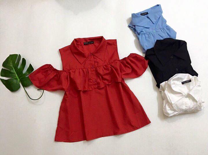 Áo trễ vai cổ đức Giá bán: 125.000đ