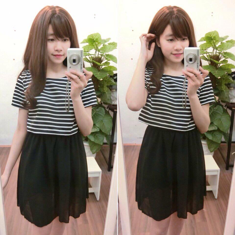 Váy maxi kẻ Giá bán: 130.000đ