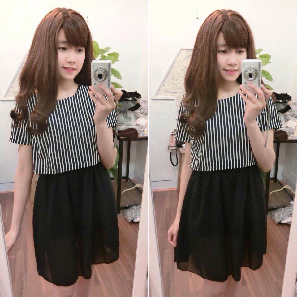 Váy maxi kẻ Giá bán: 130.000đ