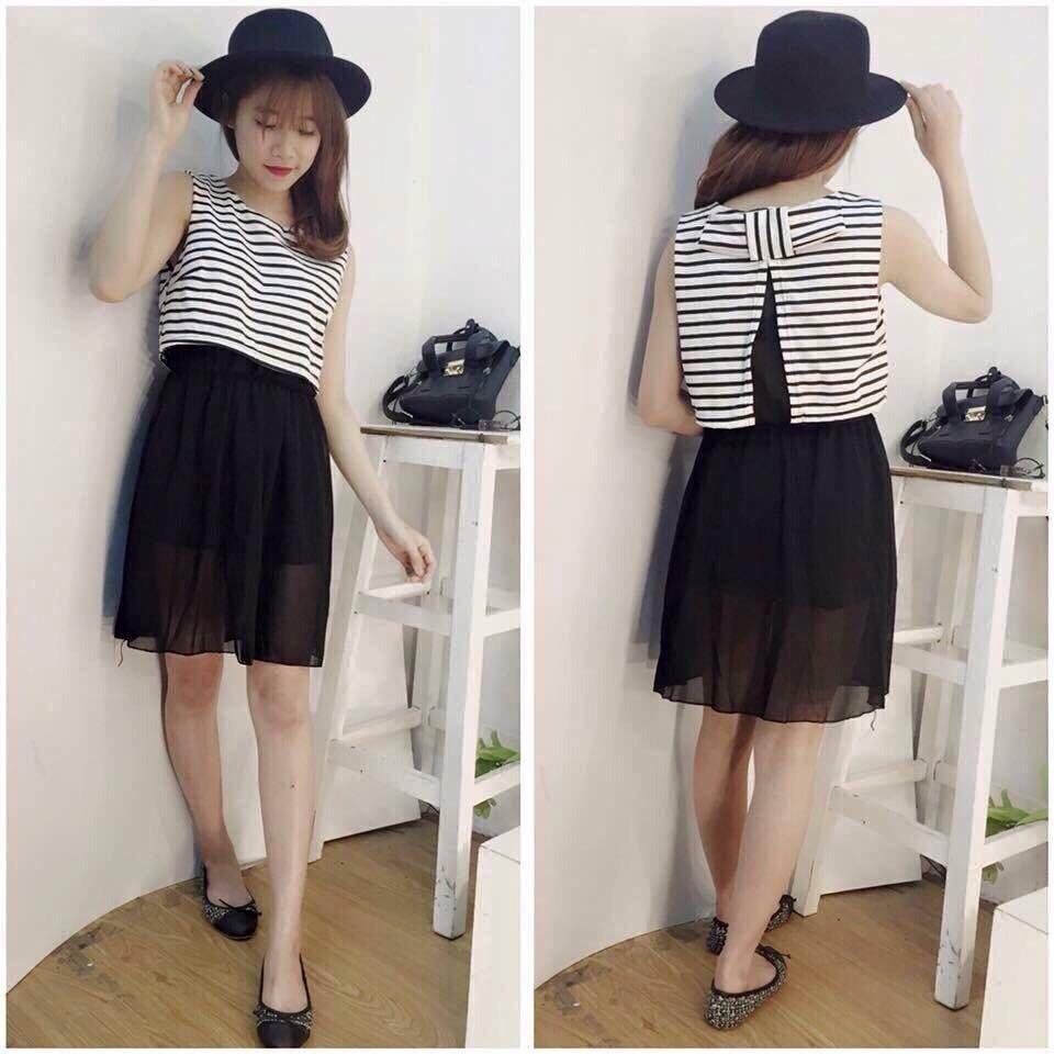 Váy maxi kẻ Giá bán: 130.000đ