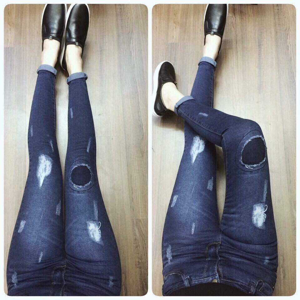 Quần bò vá với rách Giá bán: 200.000đ