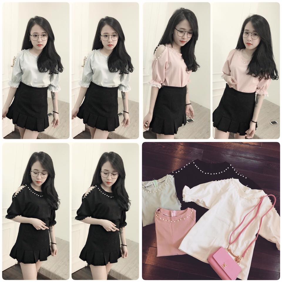 Áo sơ mi ngọc trai Giá bán: 145.000đ