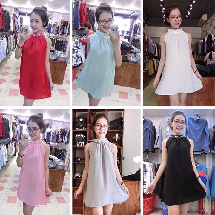 Váy sát nách cổ ngọc Váy sát nách cổ ngọc Giá bán: 145.000đ