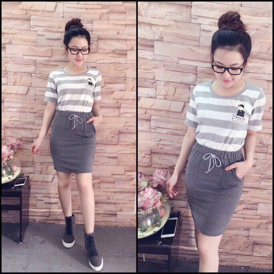 Set kẻ chất cotton Giá bán: 135.000đ