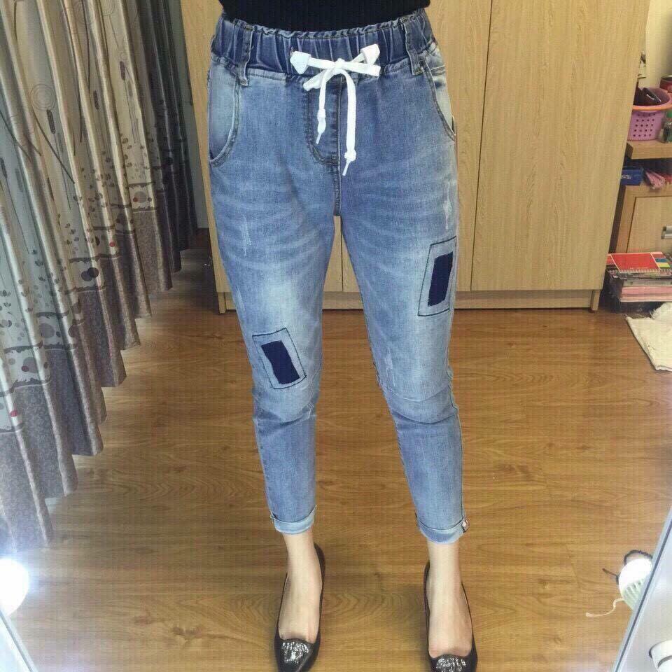 Quần bò baggy cạp chun Giá bán: 220.000đ