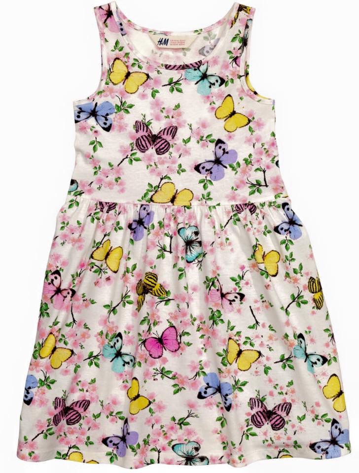 Đầm thun in hoa bướm H&M Đầm thun in hoa bướm H&M Giá bán: 220.000đ