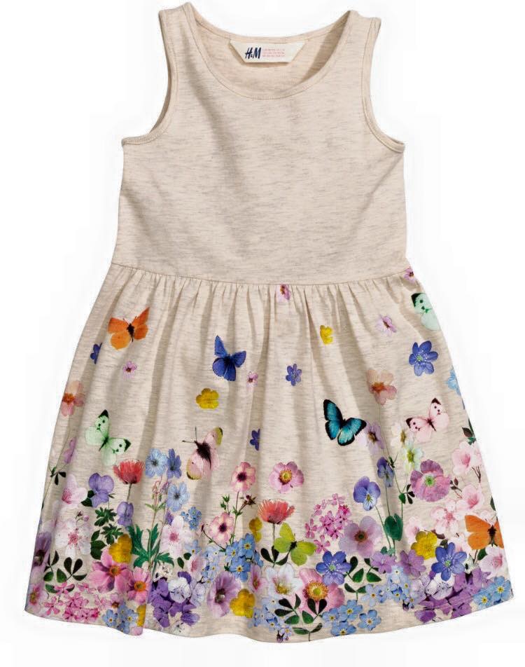 Đầm thun in hoa bướm H&M Đầm thun in hoa bướm H&M Giá bán: 220.000đ