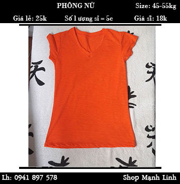 Áo phông Nữ Giá bán: 25.000đ