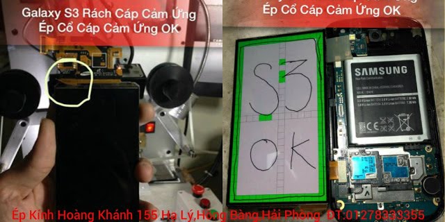 Ép Cổ Cáp Màn Hình Cảm Ứng Galaxy S3 Giá bán: 400.000đ