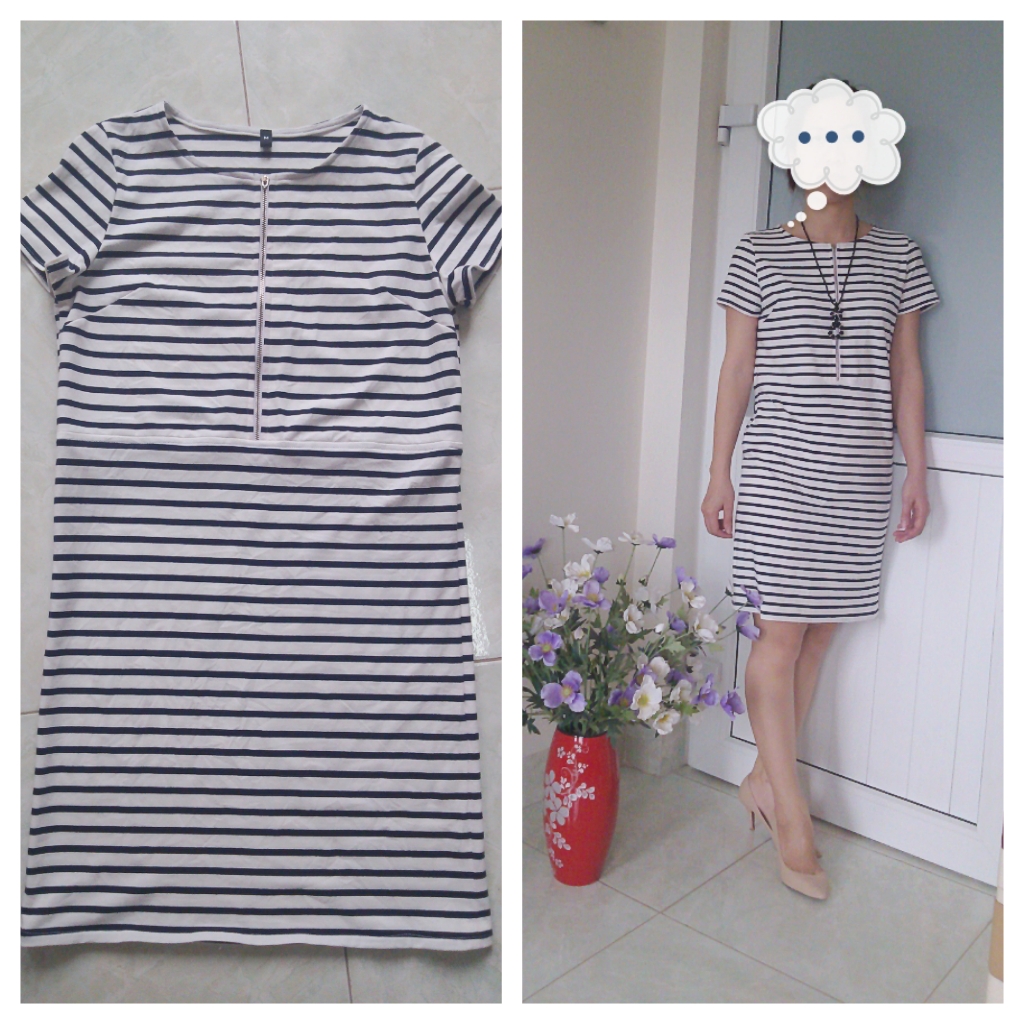 Váy thun kẻ đen trắng Giá bán: 215.000đ