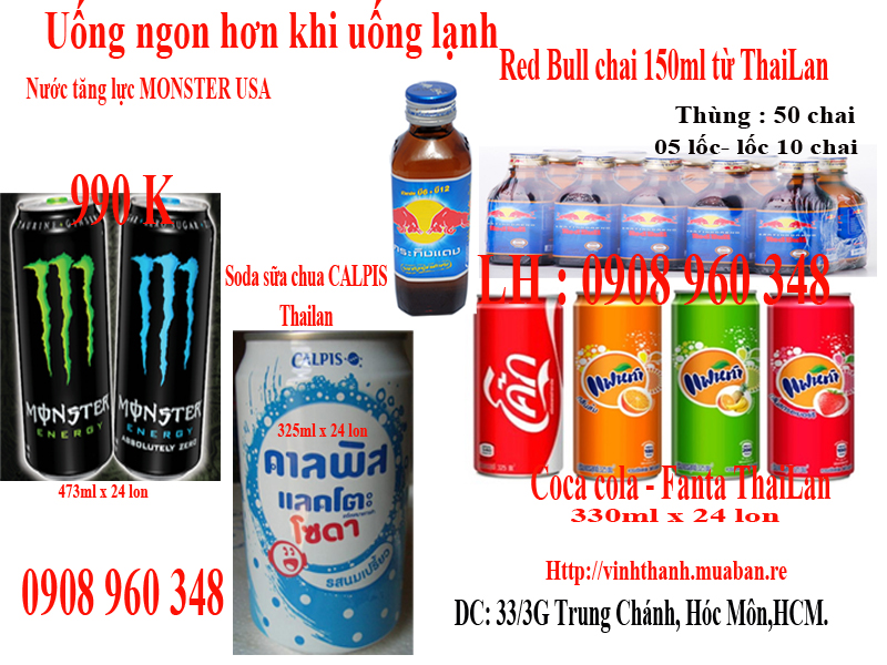 Red Bull chai 150ml nhập từ ThaiLan giá tốt HCM Giá bán: 500.000đ