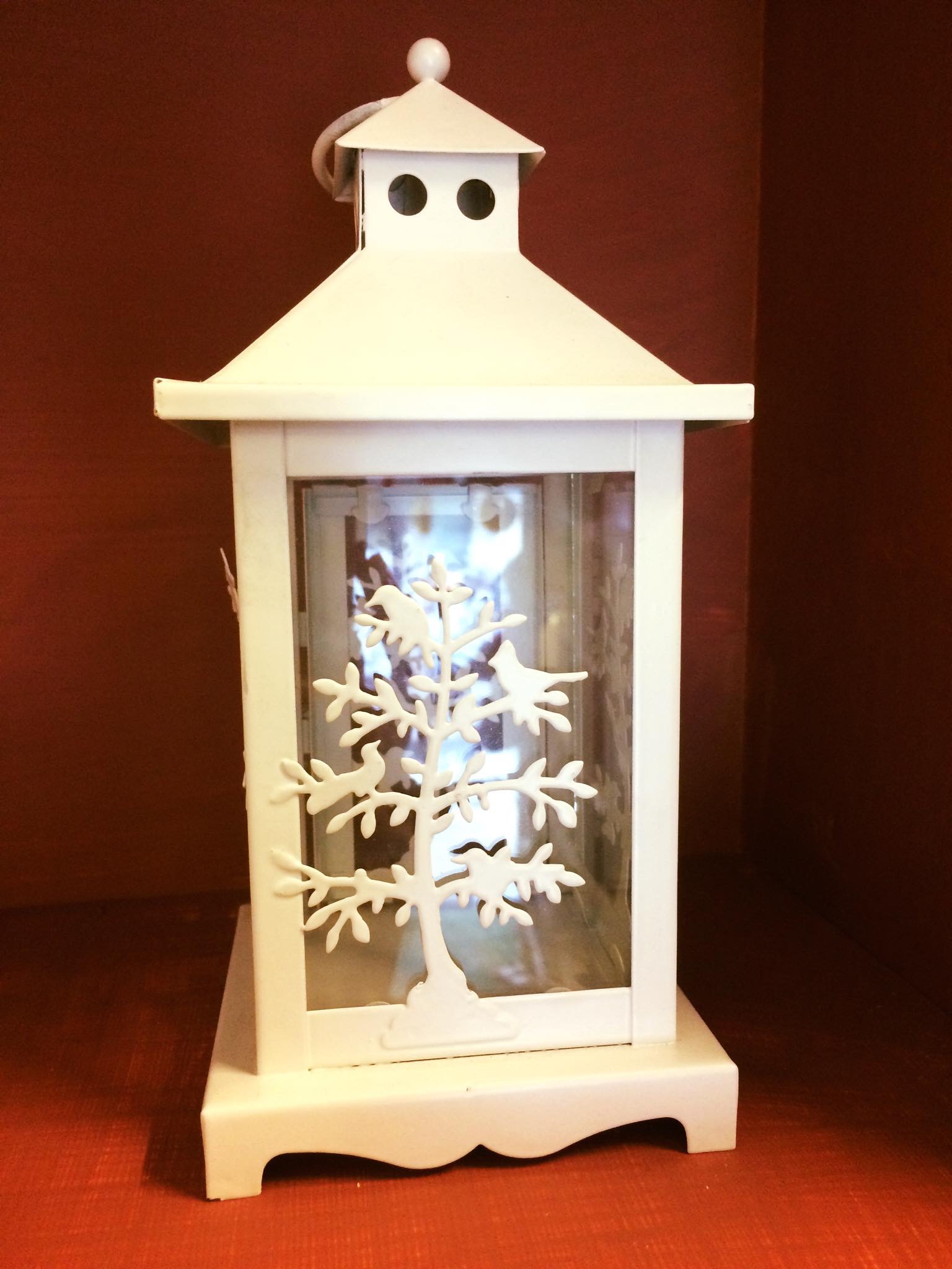 Lồng đốt nến trắng vuông Giá bán: 250.000đ