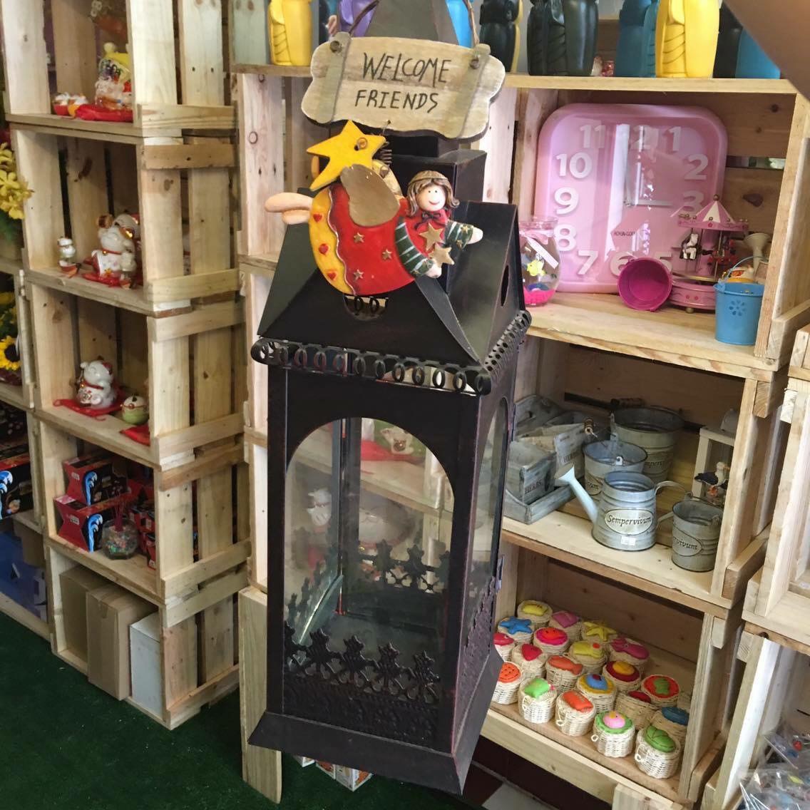 Lồng đốt nến đen vuông size lớn Giá bán: 720.000đ