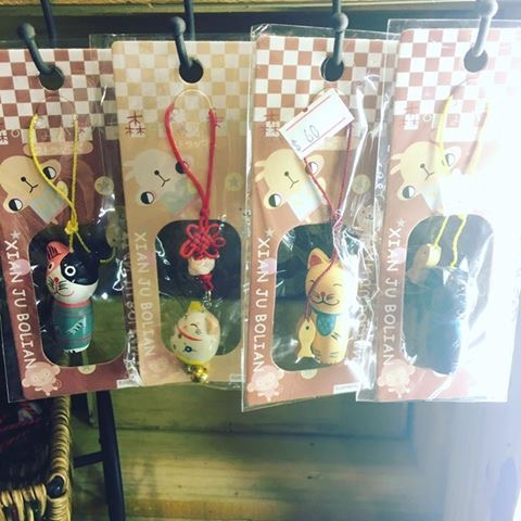 Móc khoá mèo gỗ Giá bán: 60.000đ