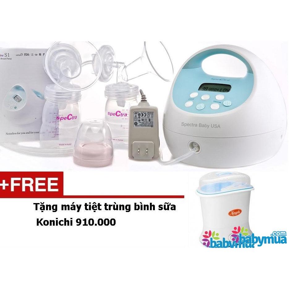 Máy hút sữa Spectra s1 đôi Giá bán: 3.780.000đ