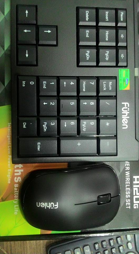 Bàn phím chuột không dây Fuhlen A120G Giá bán: 290.000đ