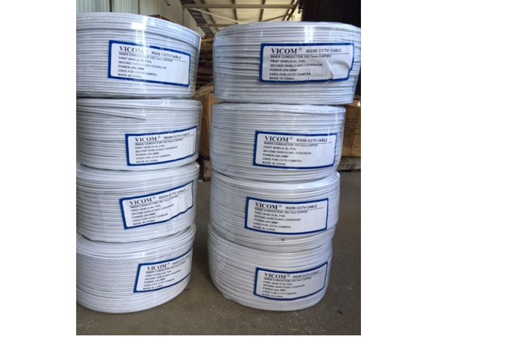 Dây cáp đồng trục VICOM CCTV RG59+2C Giá bán: 1.160.000đ