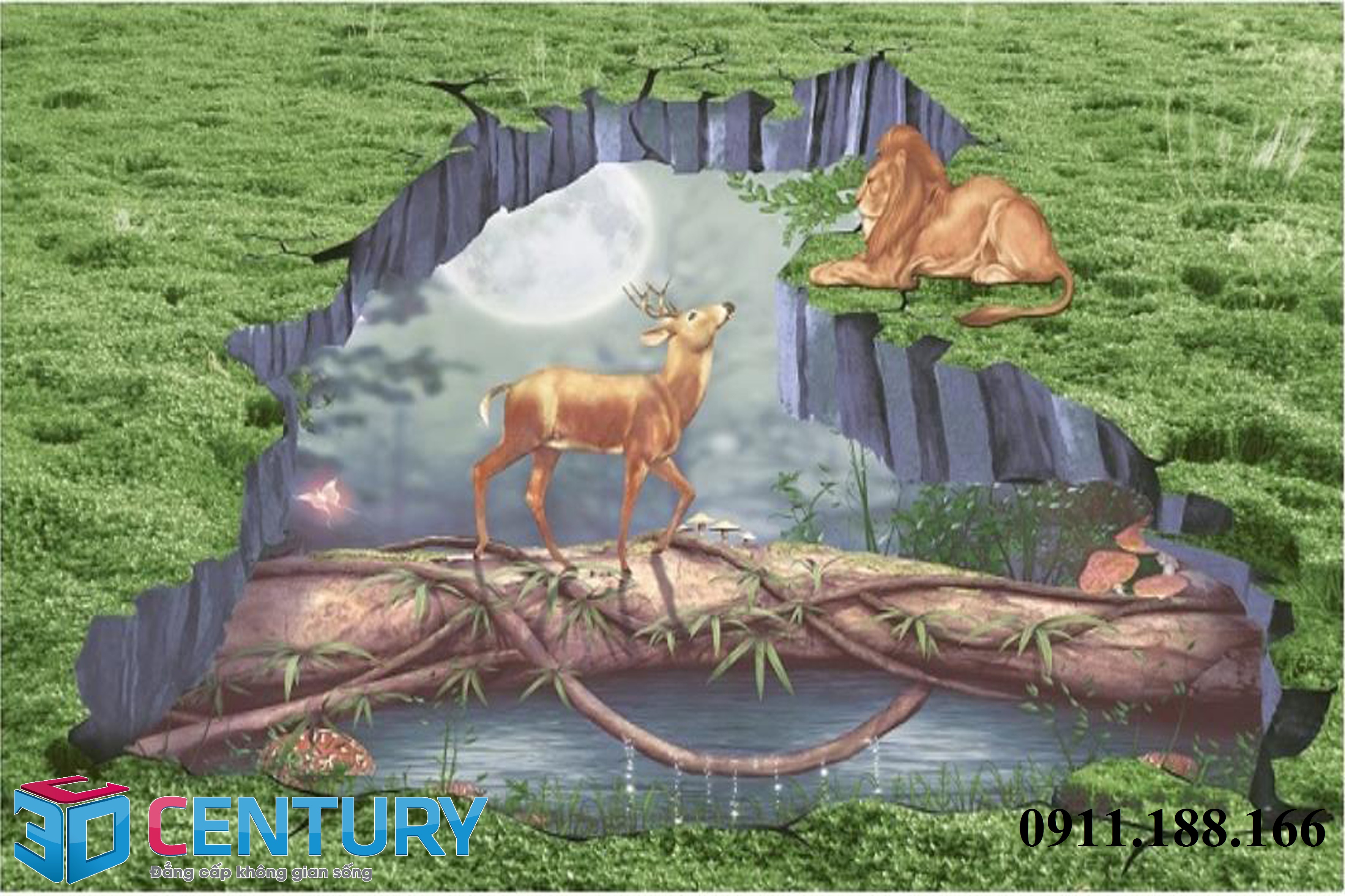 Biến hóa không gian nhà bạn với sàn gạch 3D Century Giá bán: 1.800.000đ