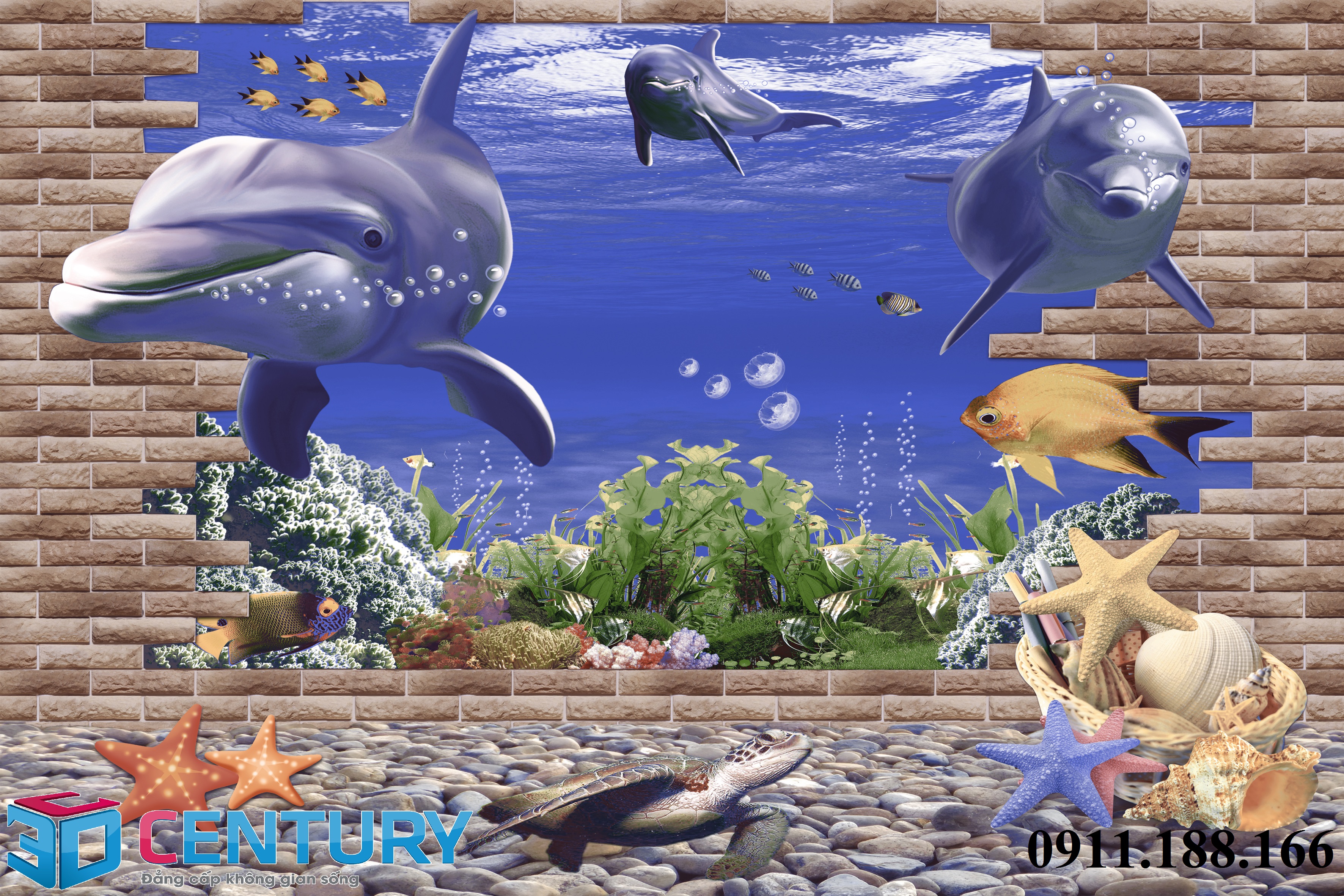 Biến hóa không gian nhà bạn với sàn gạch 3D Century Giá bán: 1.800.000đ