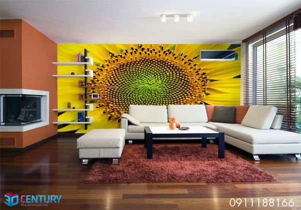 Gạch ốp tường 3D phòng khách Giá bán: 1.900.000đ