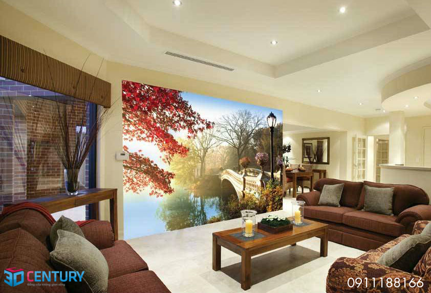 Gạch ốp tường 3D phòng khách Giá bán: 1.900.000đ