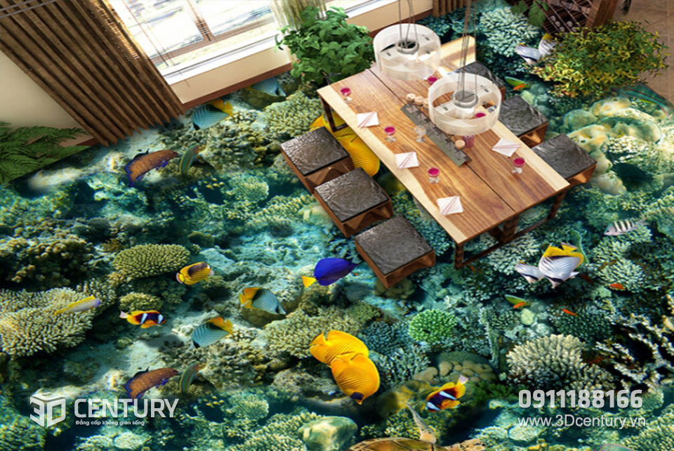 Sàn- tường- Trần 3D Giá bán: 2.000.000đ