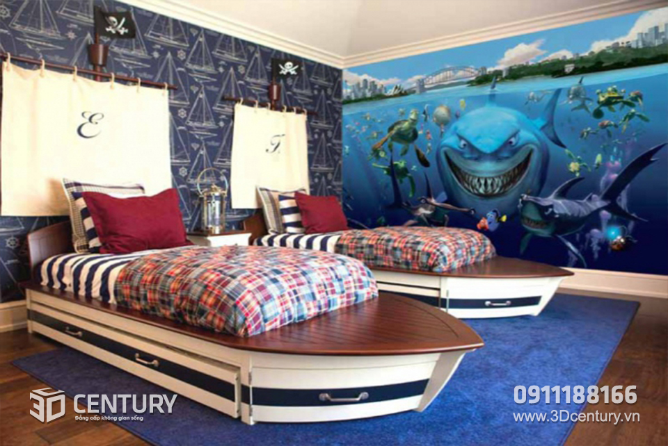 Sàn- tường- Trần 3D Giá bán: 2.500.000đ