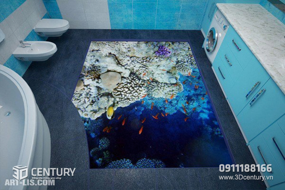 Sàn- tường- Trần 3D Giá bán: 2.500.000đ