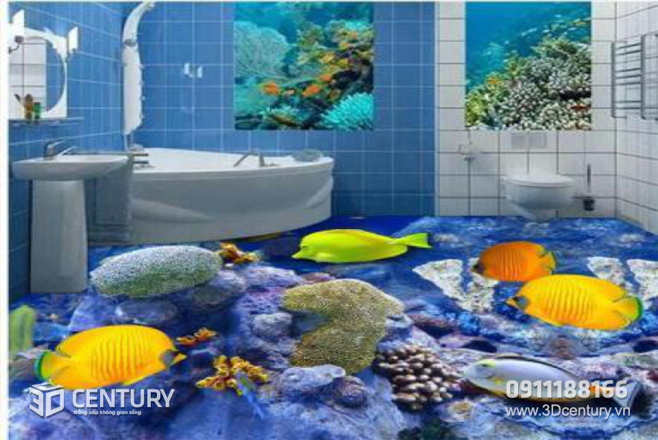 Sàn- tường- Trần 3D Giá bán: 2.500.000đ