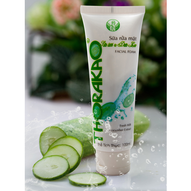 Sữa rửa mặt sữa tươi dưa leo Thorakao 100ml Giá bán: 28.000đ