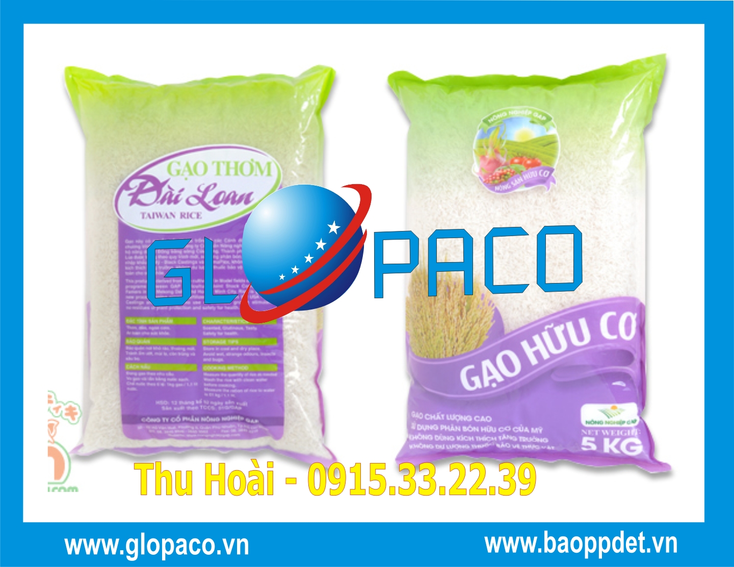 Bao đựng gạo 5kg Giá bán: 3.100đ