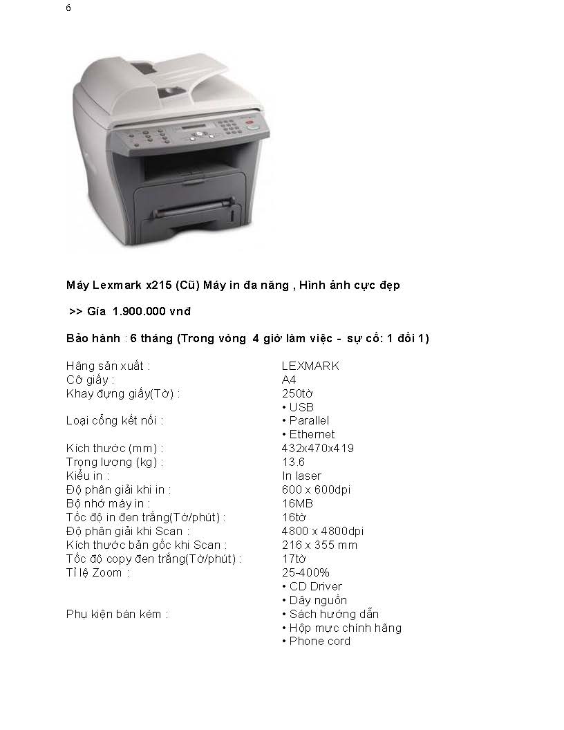 Máy fax cũ các loại Giá bán: 1.000.000đ