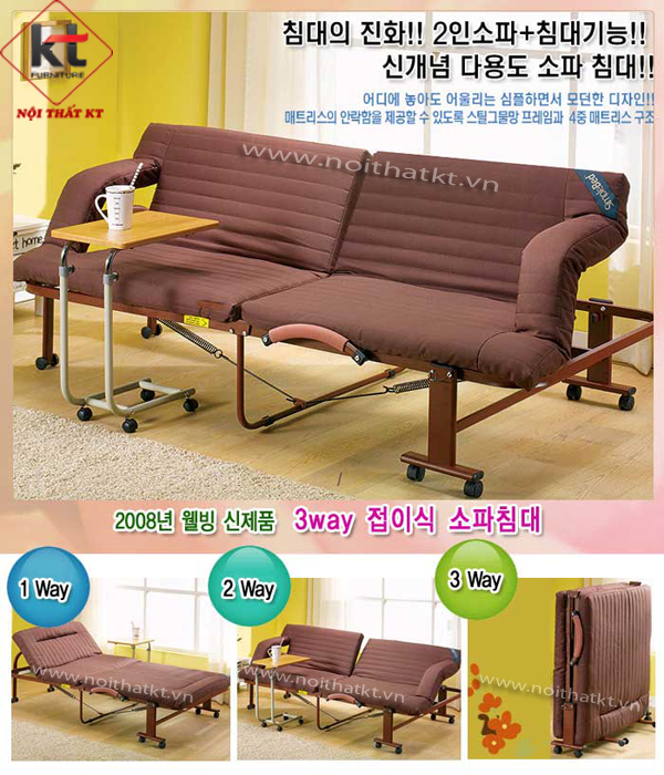 GIƯỜNG GẤP SOFA HÀN QUỐC MANG PHONG CÁCH HIỆN ĐẠI Giá bán: 4.850.000đ