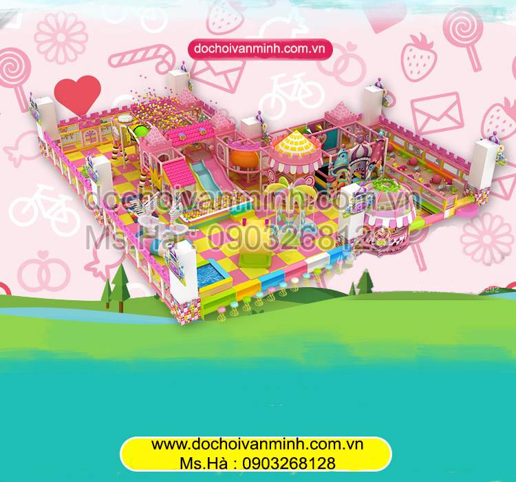 Nhà liên hoàn - khu vui chơi cho trẻ Giá bán: 1.000đ
