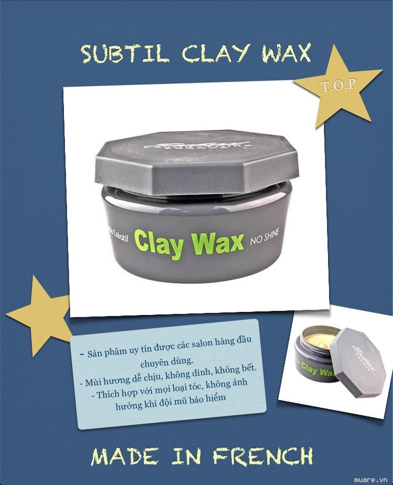 sáp vuốt tóc Subtil Clay Wax sáp vuốt tóc Subtil Clay Wax Giá bán: 279.000đ