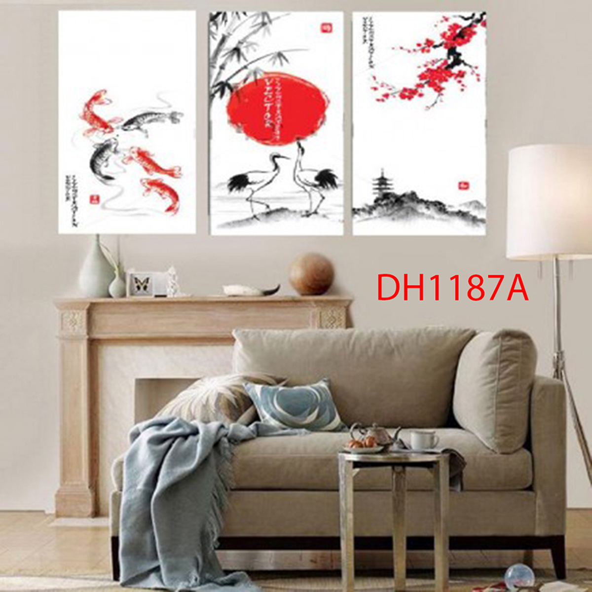 2 bộ tranh đồng hồ tứ quý đồng giá : 430K Giá bán: 430.000đ