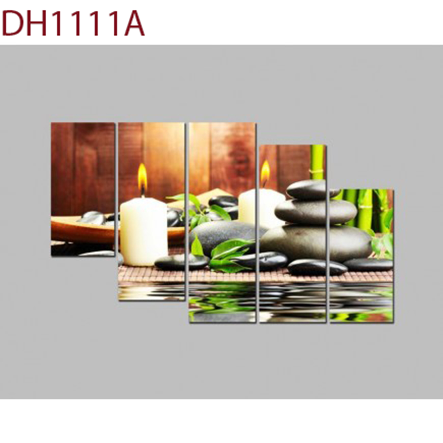 Tranh Spa bộ đá ánh nước DH1111A (kích thước 150x90cm)  Giá bán: 920.000đ
