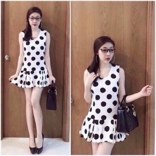 Đầm đuôi cá chấm bi DU11712 Giá bán: 65.000đ