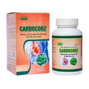 Cardocorz điều trị bệnh mạch vành bằng dong riềng đỏ Giá bán: 220.000đ