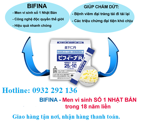 Bifina điều trị viêm đại tràng Giá bán: 1.020.000đ