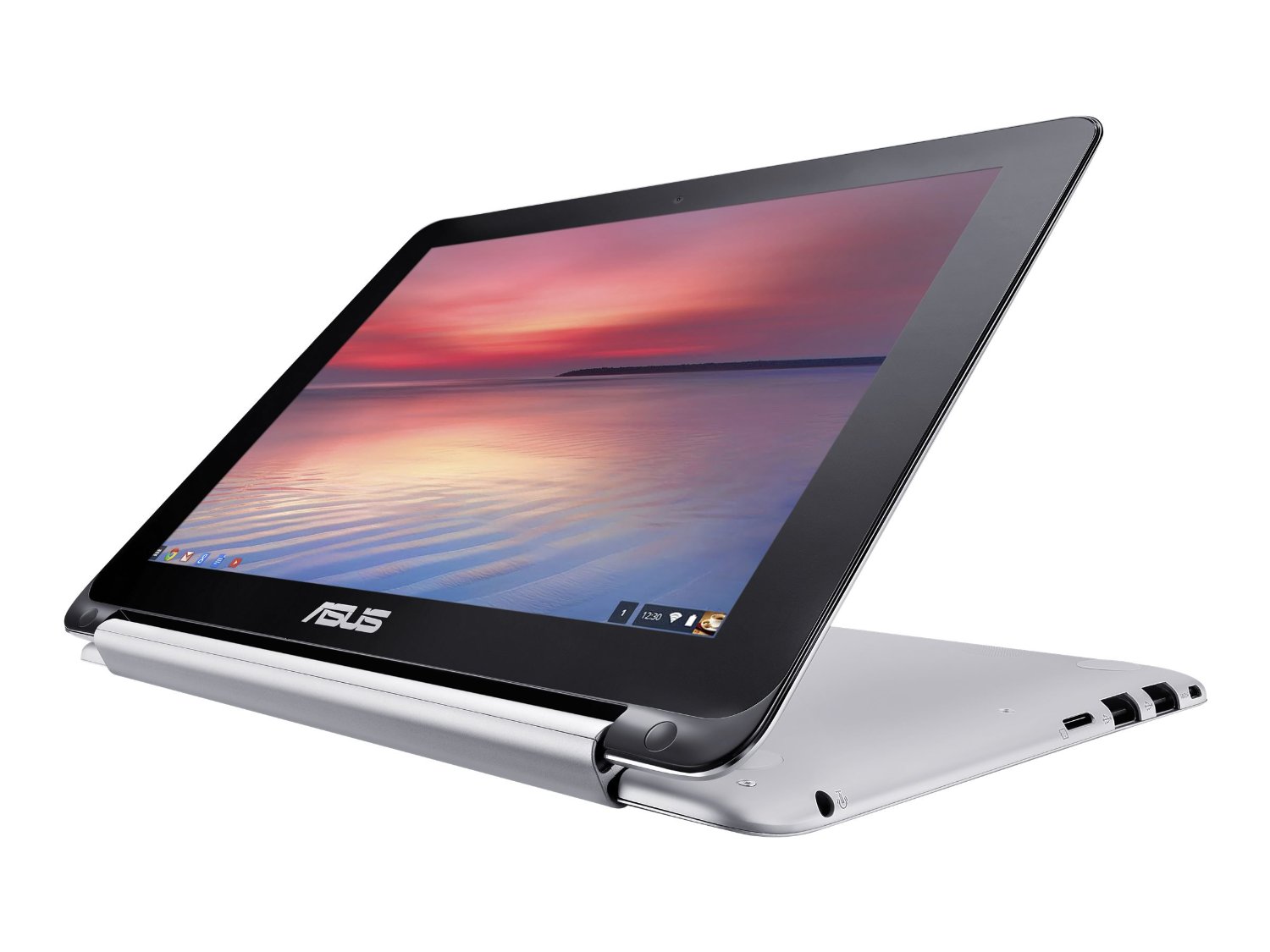 ASUS Chromebook Flip 10.1-Inch Convertible 2 in 1 Touchscreen (Rockchip, 4 GB, 16GB SSD, Silver) Giá bán: 8.580.000đ
