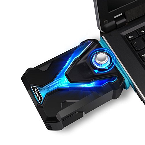 TekHome Super Vacuum Fan Laptop Cooler, Cooling Gaming Mate, High Compatibility w/ 4 Junction Shrouds, Adjustable Wind Speed, Reusable Tape, Power Saving, Make Your Laptop As Cool As A Cucumber Giá bán: 730.000đ