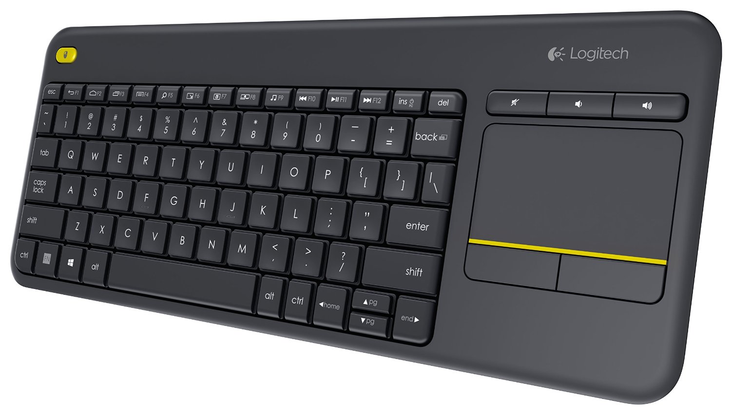 Logitech Wireless Touch Keyboard K400 Plus, Touchpad Keyboard for Internet-Connected TVs Giá bán: 1.290.000đ