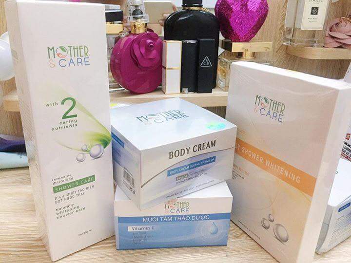 Tắm trắng và kem dưỡng body Mother&Care Giá bán: 495.000đ