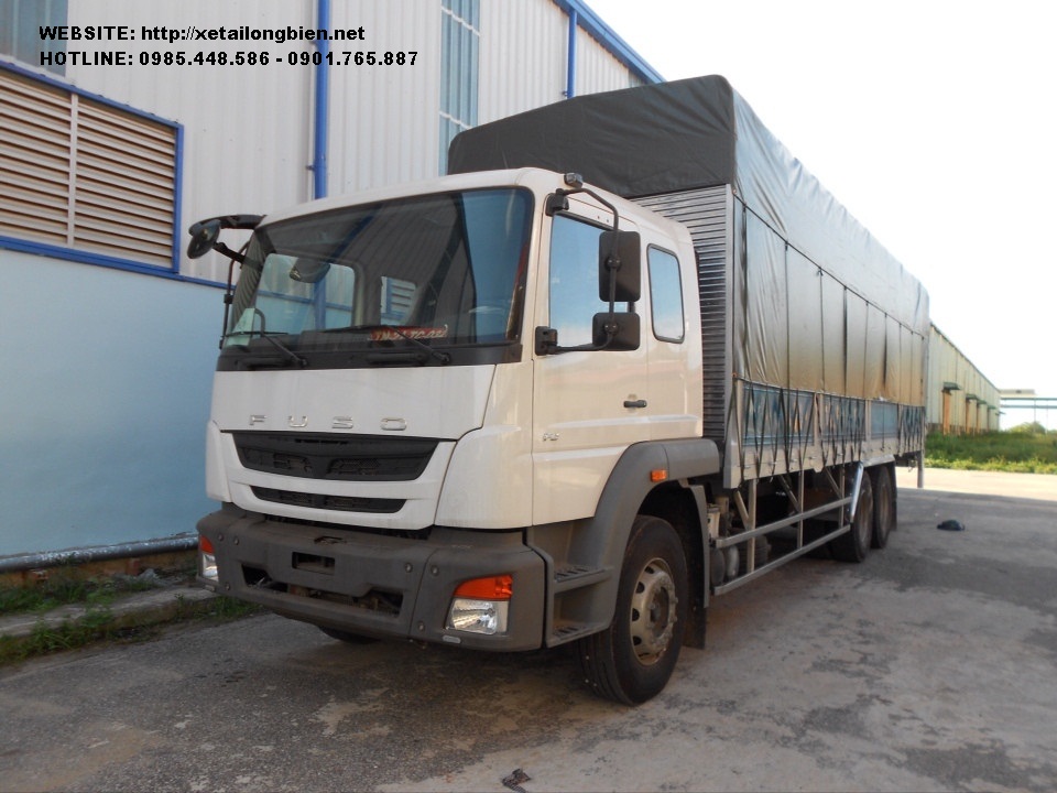 bán xe tải Fuso 3 chân thùng chở xe máy, thùng đẹp , xe nhập khẩu ,giá tốt  Giá bán: 1.250.000.000đ