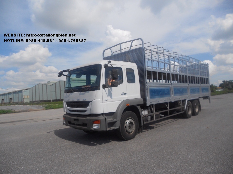 bán xe tải Fuso 3 chân thùng chở xe máy, thùng đẹp , xe nhập khẩu ,giá tốt  Giá bán: 1.250.000.000đ