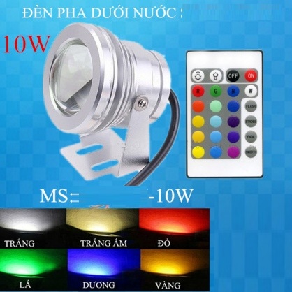 Đèn pha dưới nước 10W Giá bán: 550.000đ