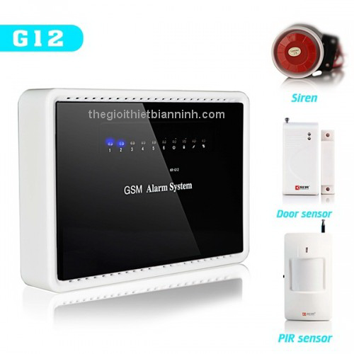 Thiết Bị Báo Trộm - Báo Cháy Secumax SM G12 Giá bán: 2.900.000đ